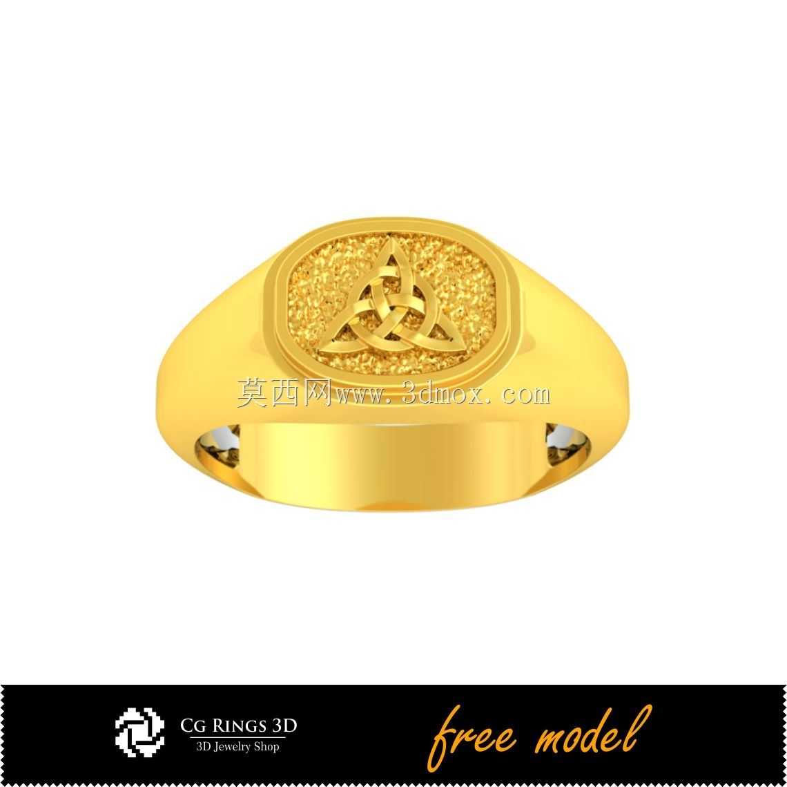 3D CAD独特的凯尔特环