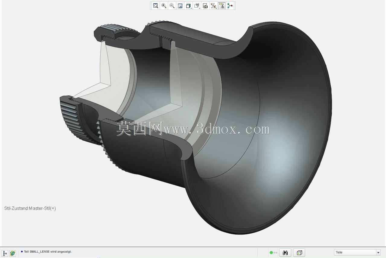 用2个可拆卸透镜检查百叶窗