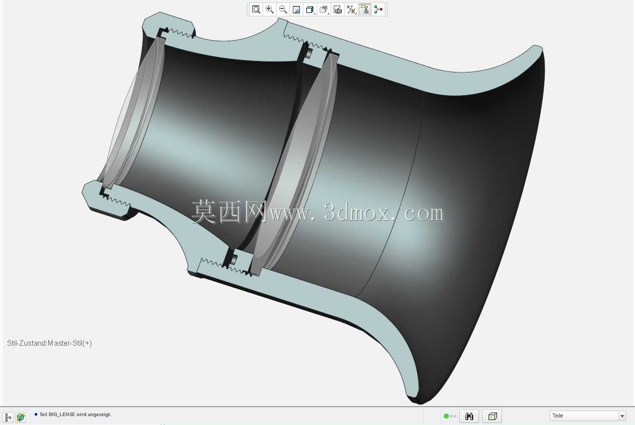 用2个可拆卸透镜检查百叶窗
