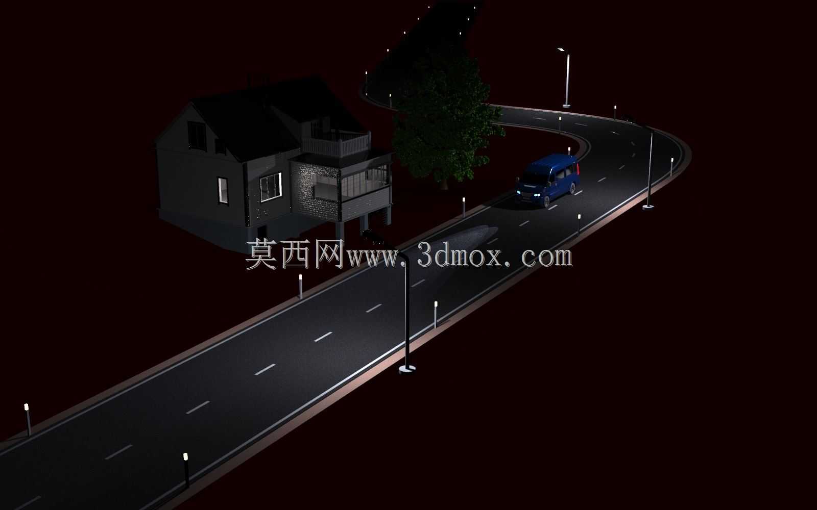 雾和光束