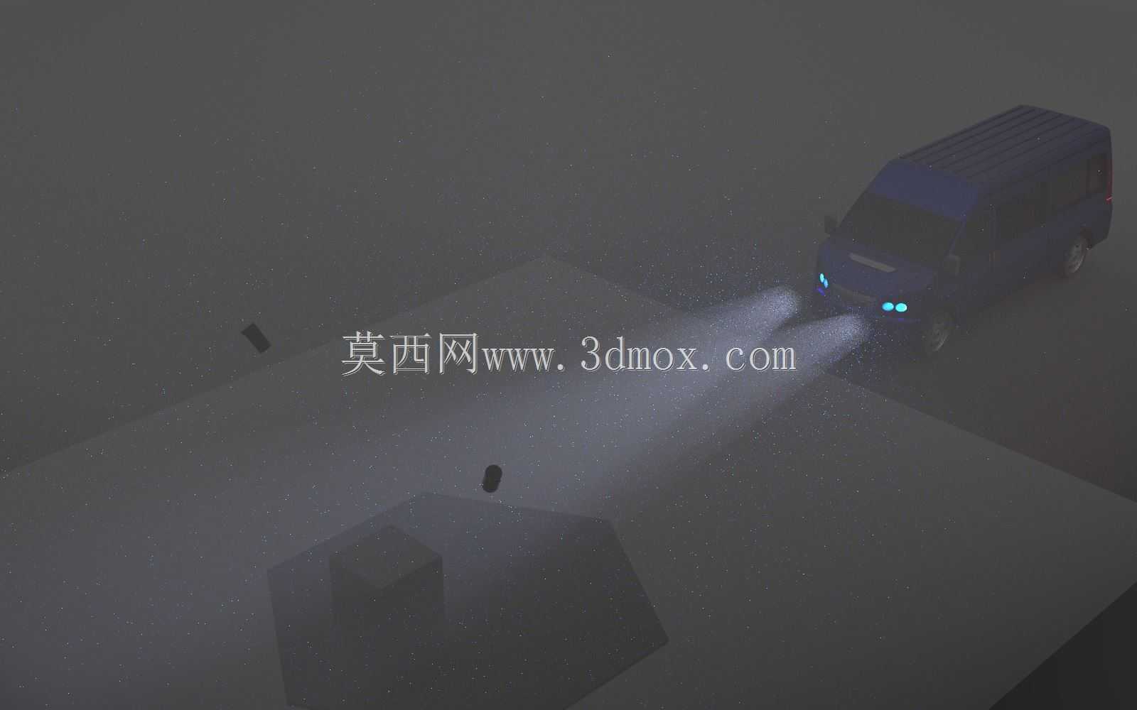 雾和光束