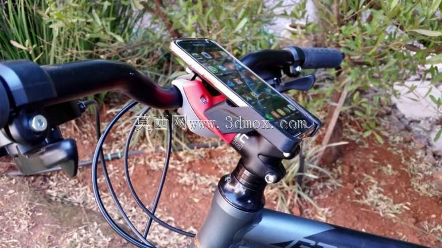 山地车3D打印智能手机支架