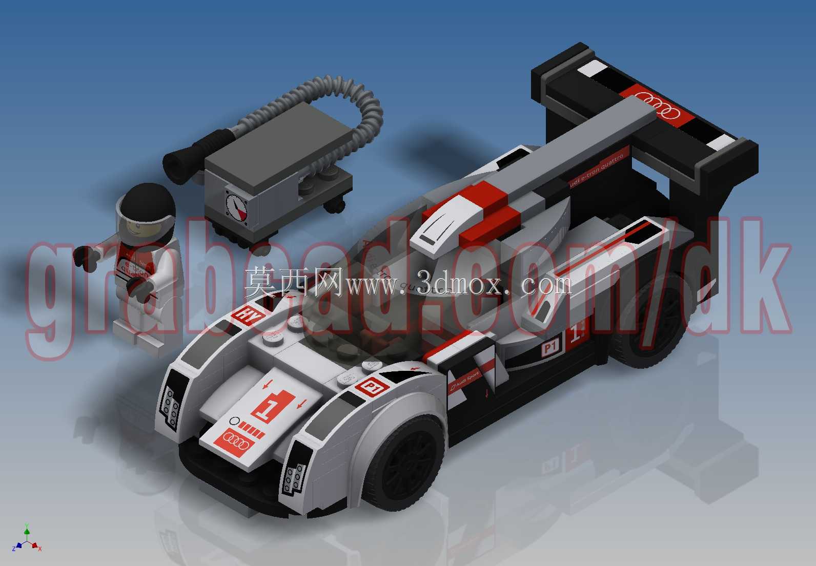 乐高极速冠军-奥迪R18 E-Tron Quattro(75872)