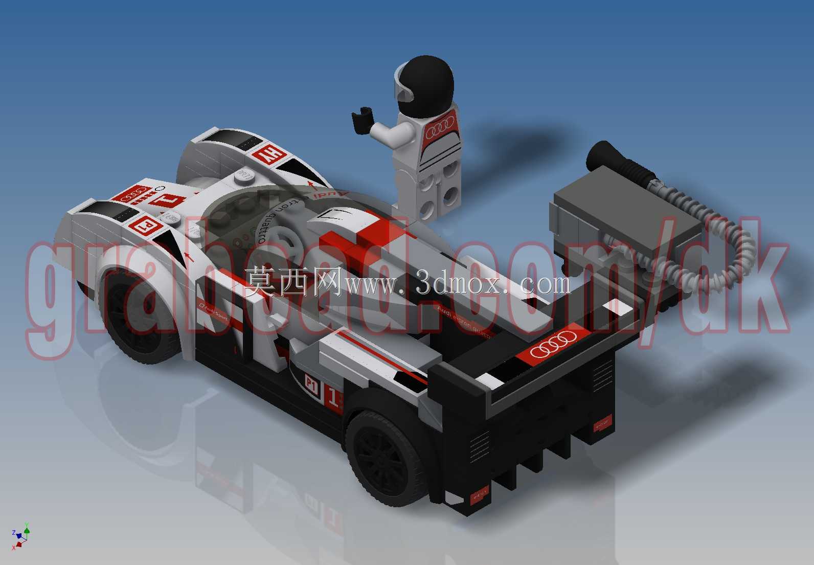 乐高极速冠军-奥迪R18 E-Tron Quattro(75872)