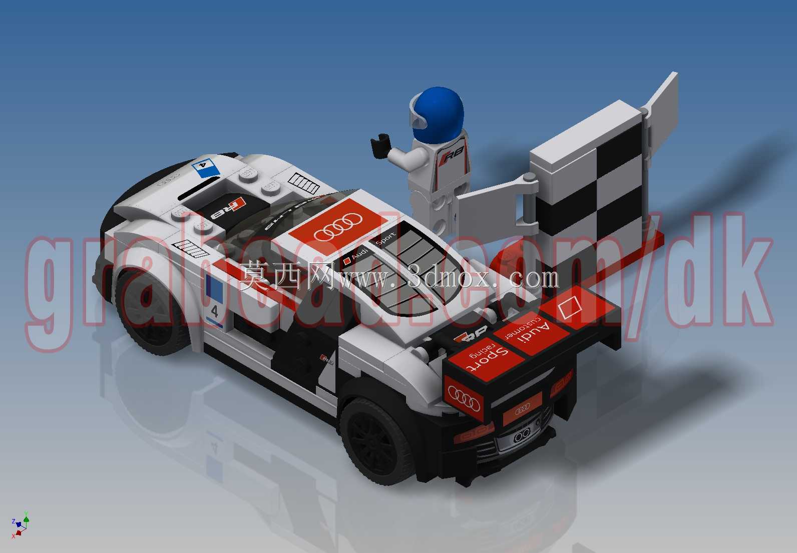 乐高极速冠军-奥迪R8 LMS Ultra(75873)