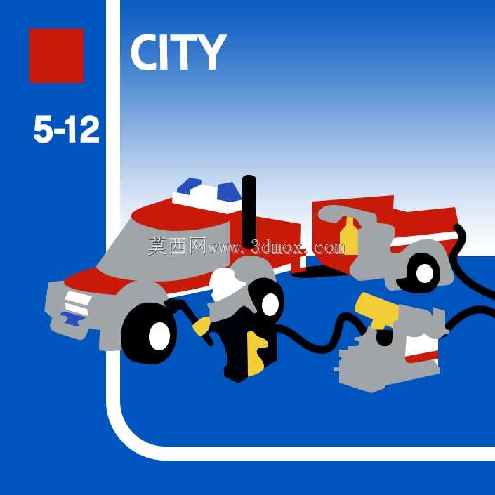 乐高城-玩具反斗城卡车(7848)