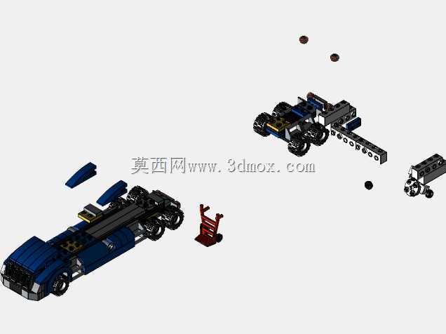 乐高城-玩具反斗城卡车(7848)