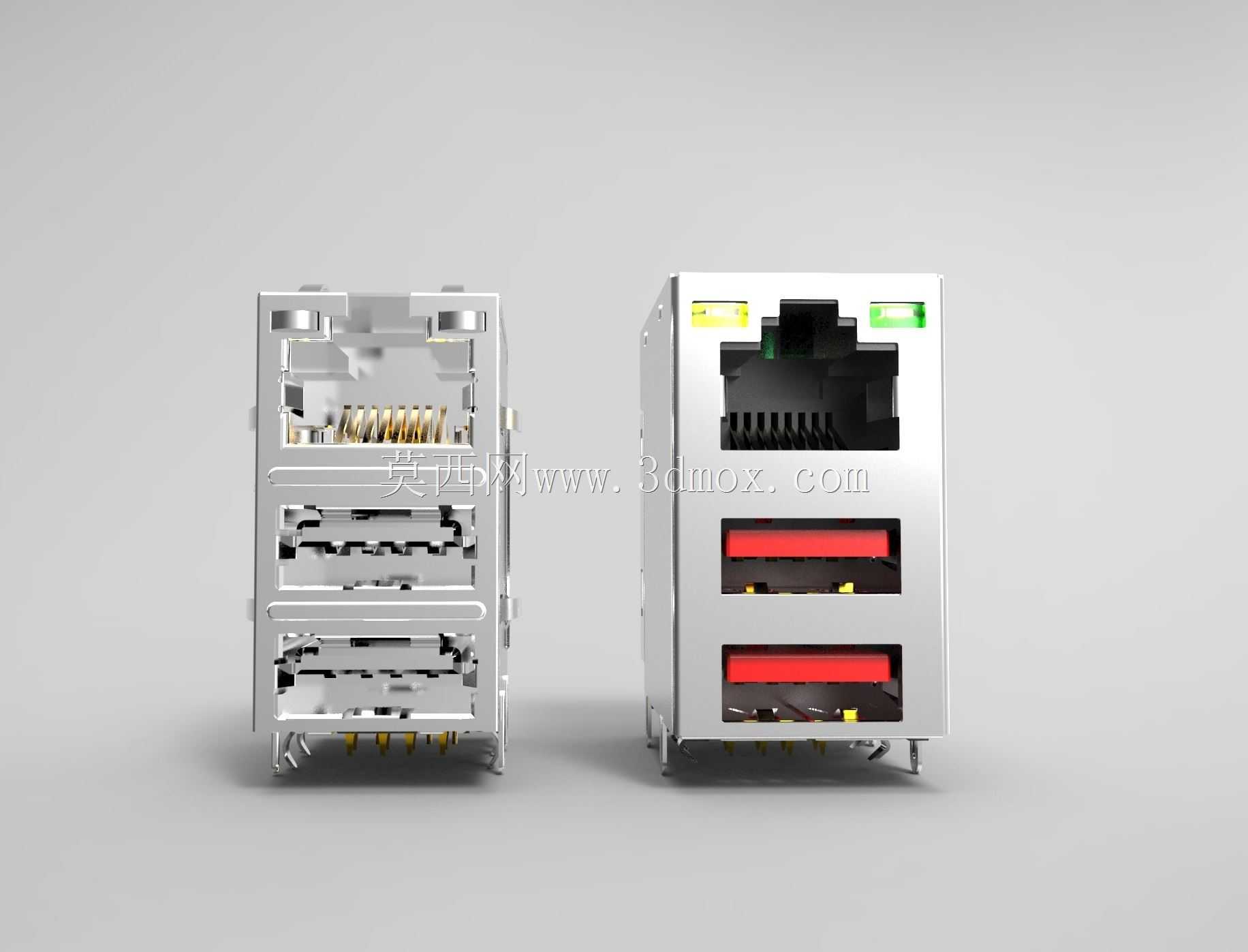 ��LAN��˫USB