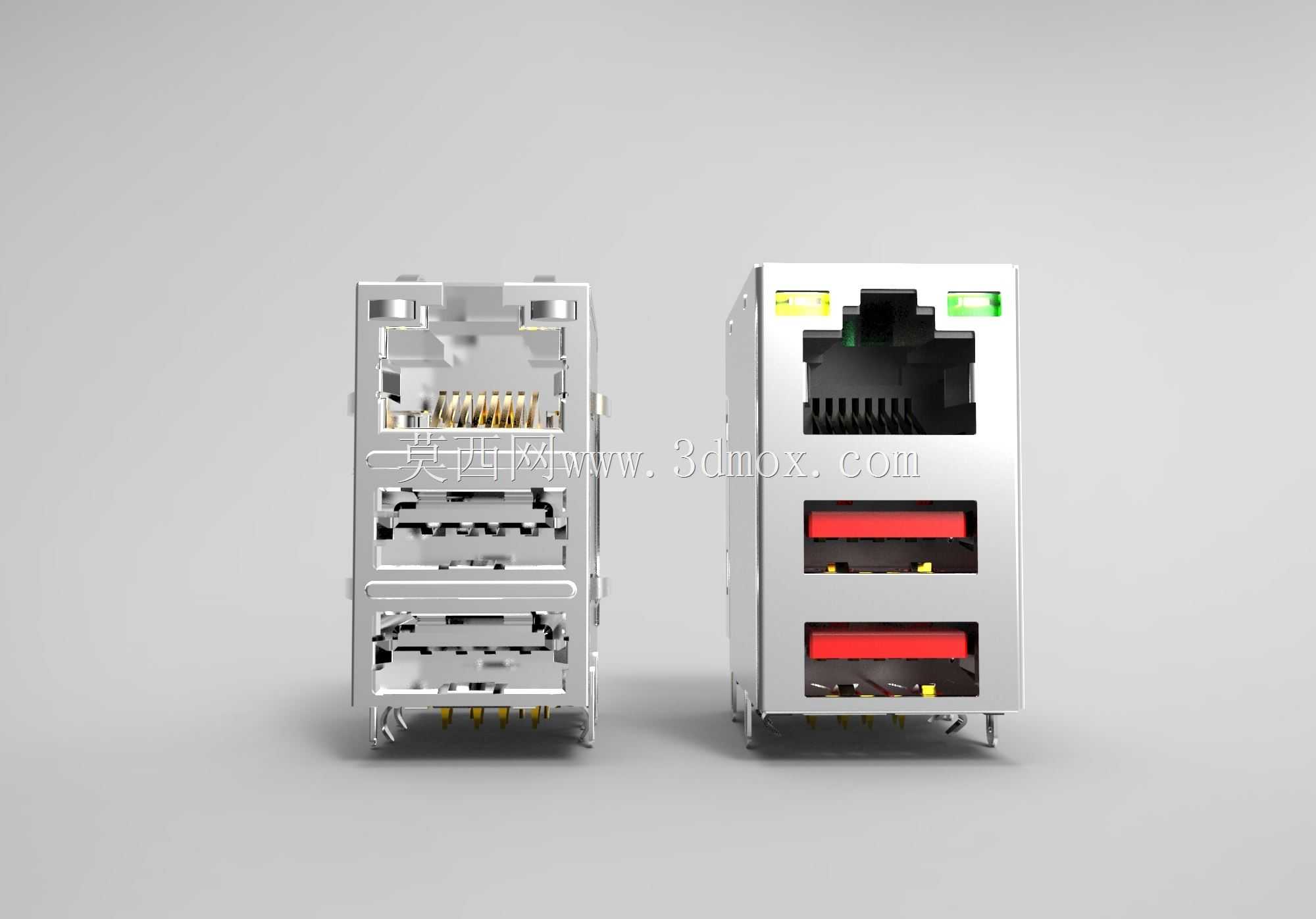 ��LAN��˫USB