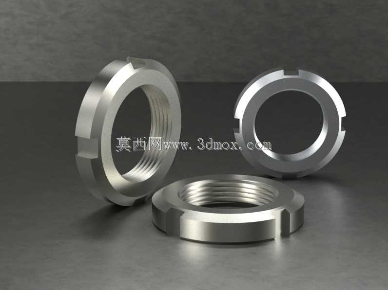 零件解决方案中创建的锁紧螺母