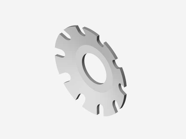 零件解决方案中创建的螺钉螺母
