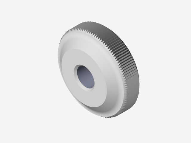 零件解决方案中创建的螺钉螺母