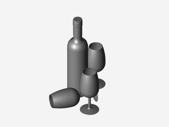 一瓶红酒