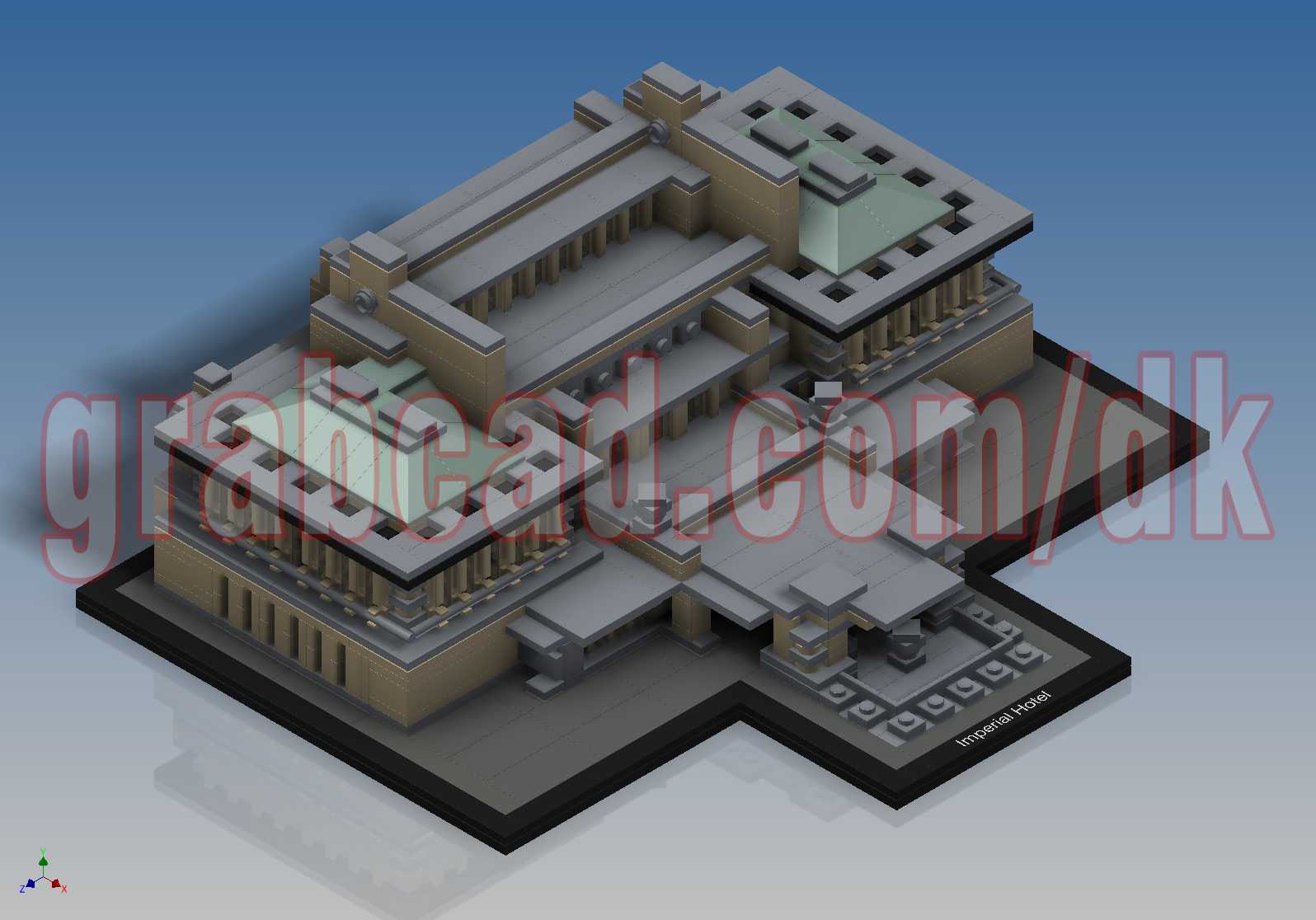 乐高建筑-帝国酒店(21017)