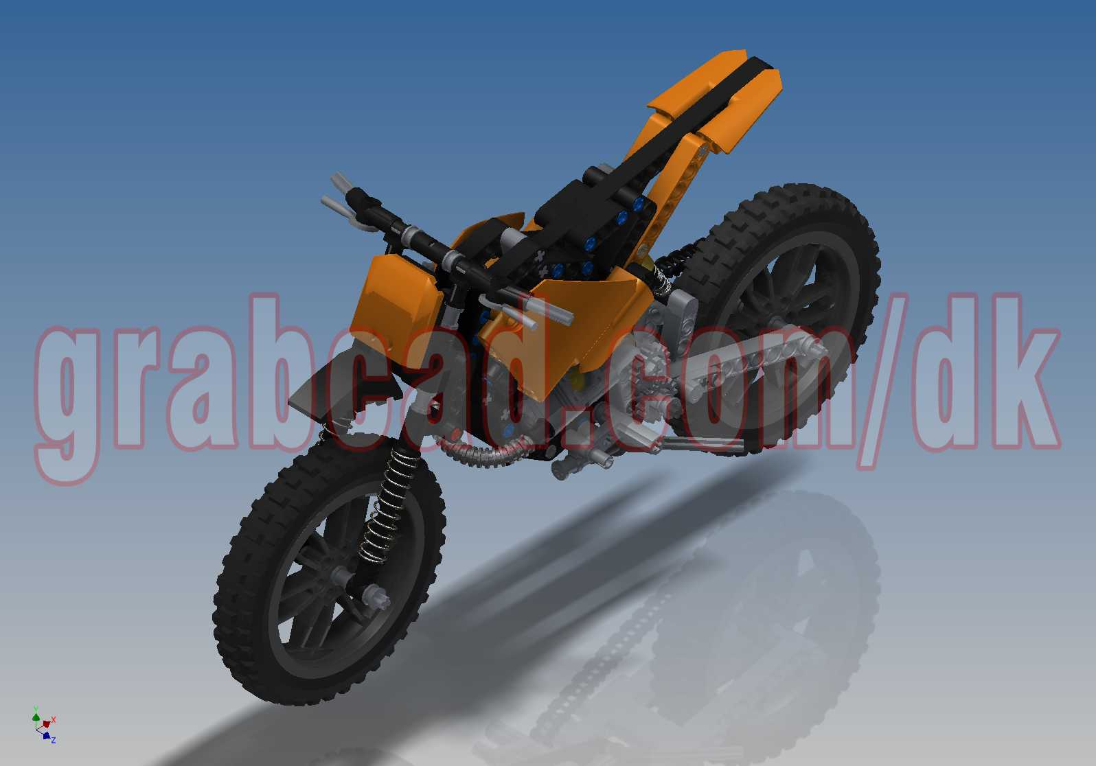 乐高技术-摩托车越野车(42007)