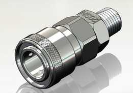 插座HI-COUP STL 20SM 1/4\“BSPTM