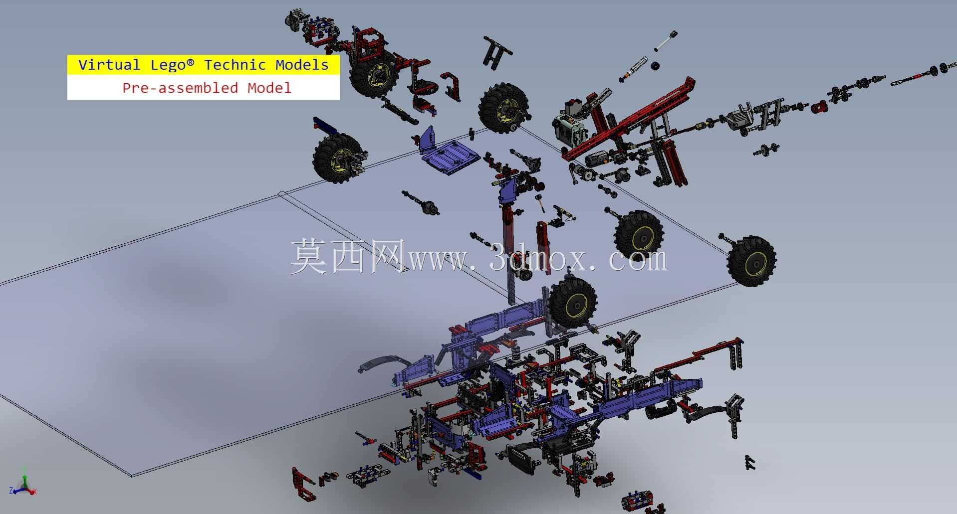 vLTm 42070-1乐高技术-130零件1862组件