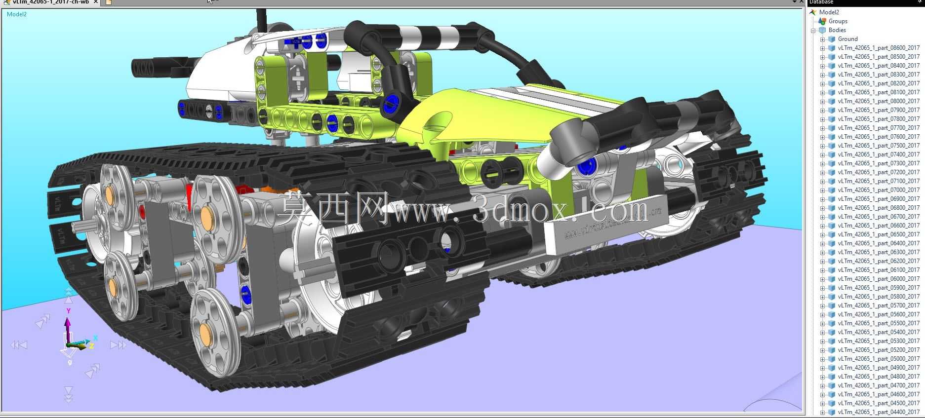 vLTm 42065-1乐高技术-86零件370组件
