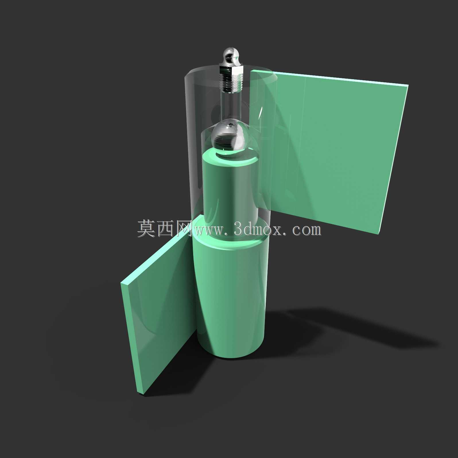 带压盖的闸门铰链