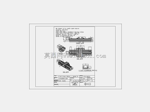 V槽直线运动-型号02