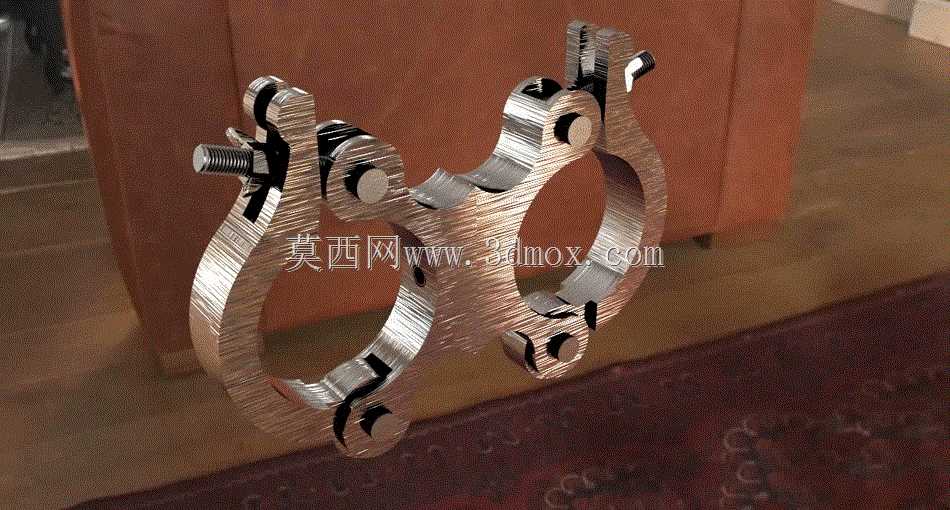 动画管接头旋转3“