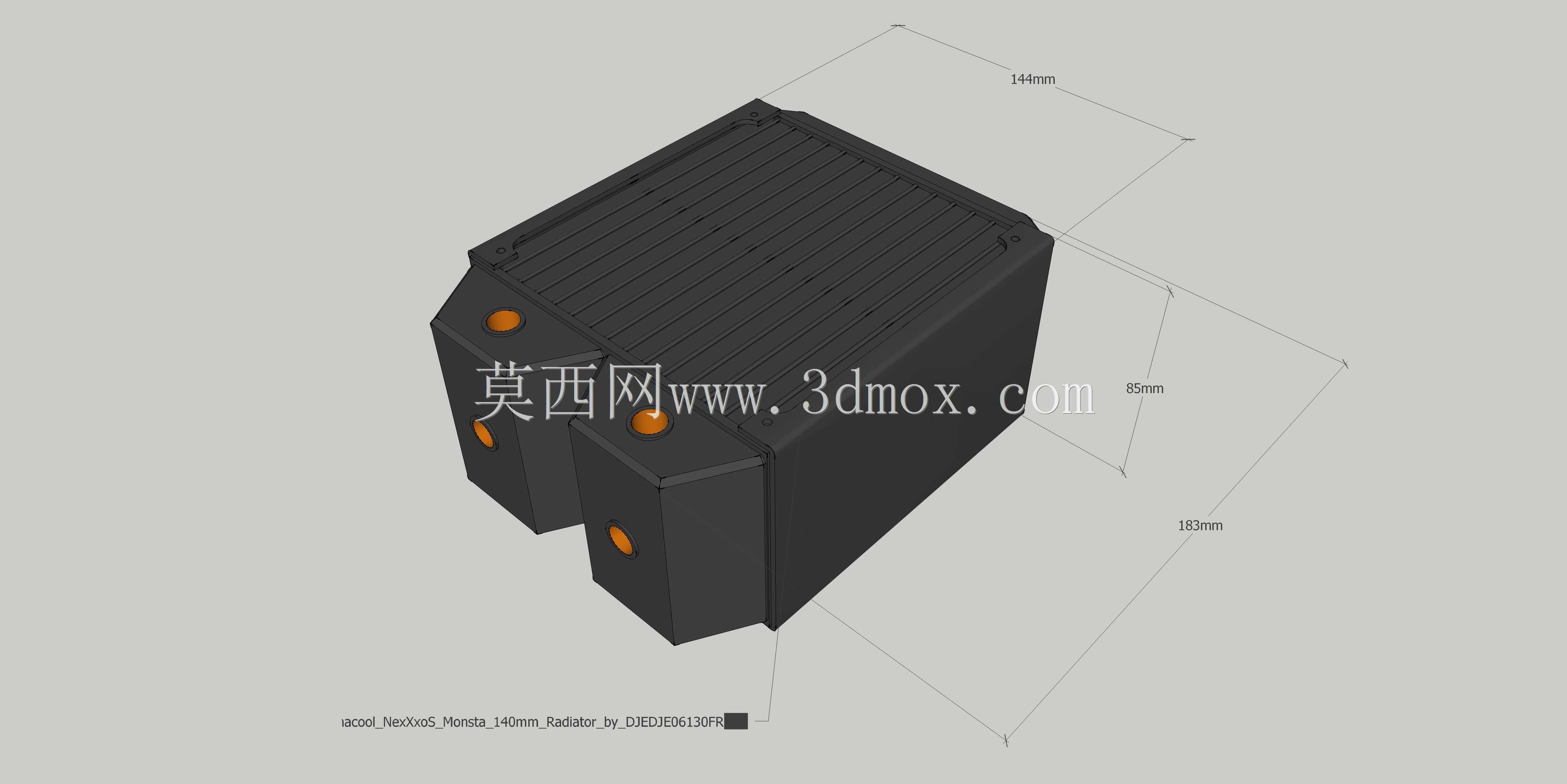 ALPHACOOL Nexxos Monsta 140毫米DJEDJE06130FR