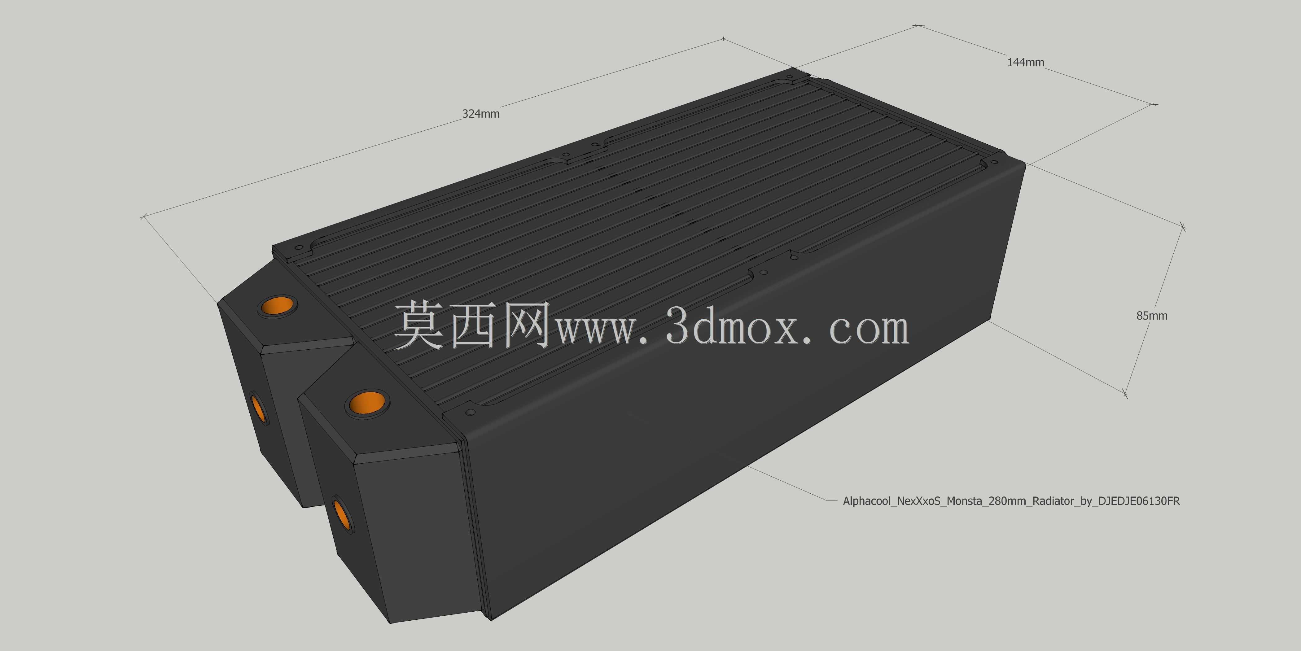 ALPHACOOL Nexxos Monsta 140毫米DJEDJE06130FR