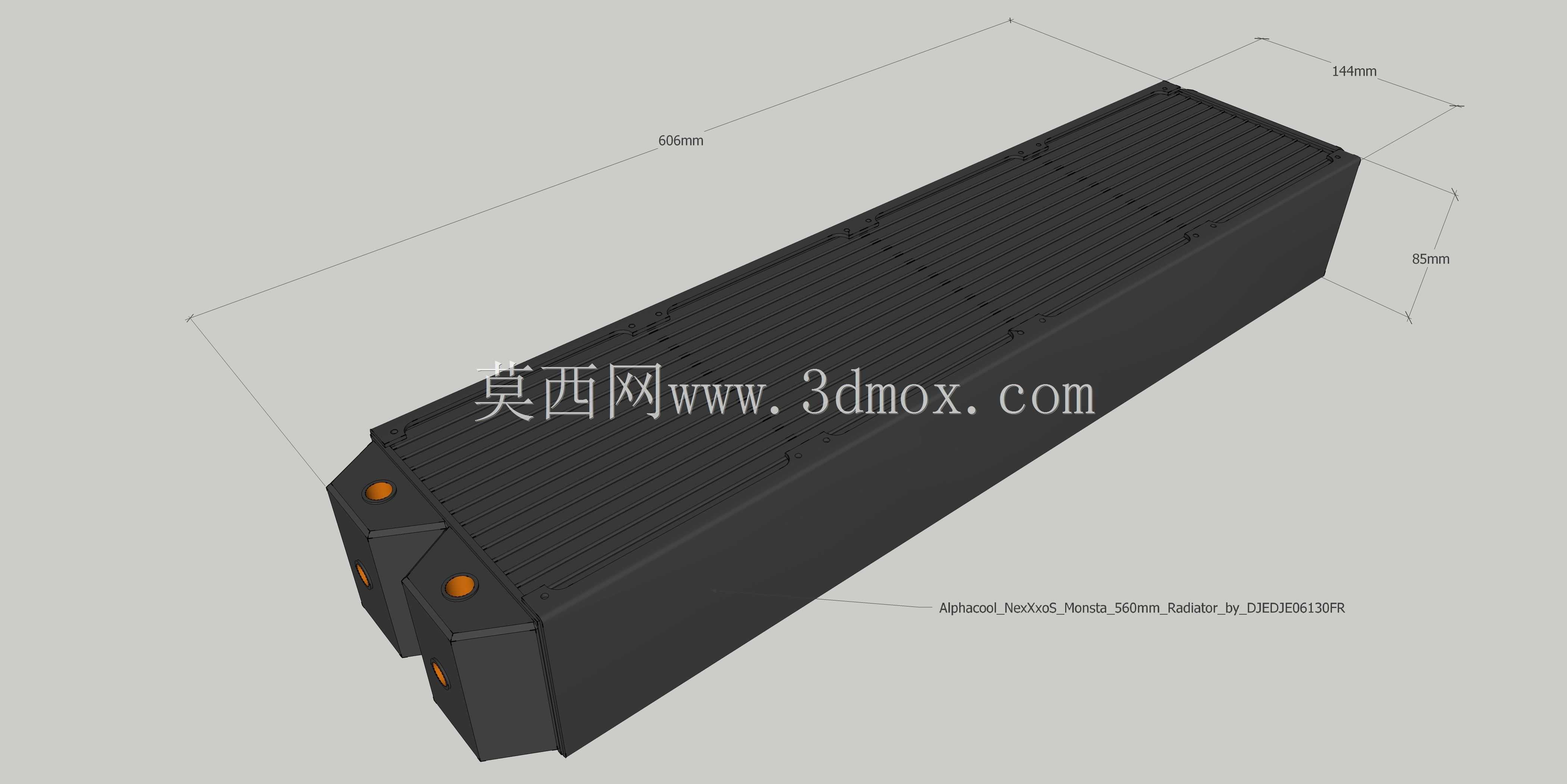 ALPHACOOL Nexxos Monsta 140毫米DJEDJE06130FR