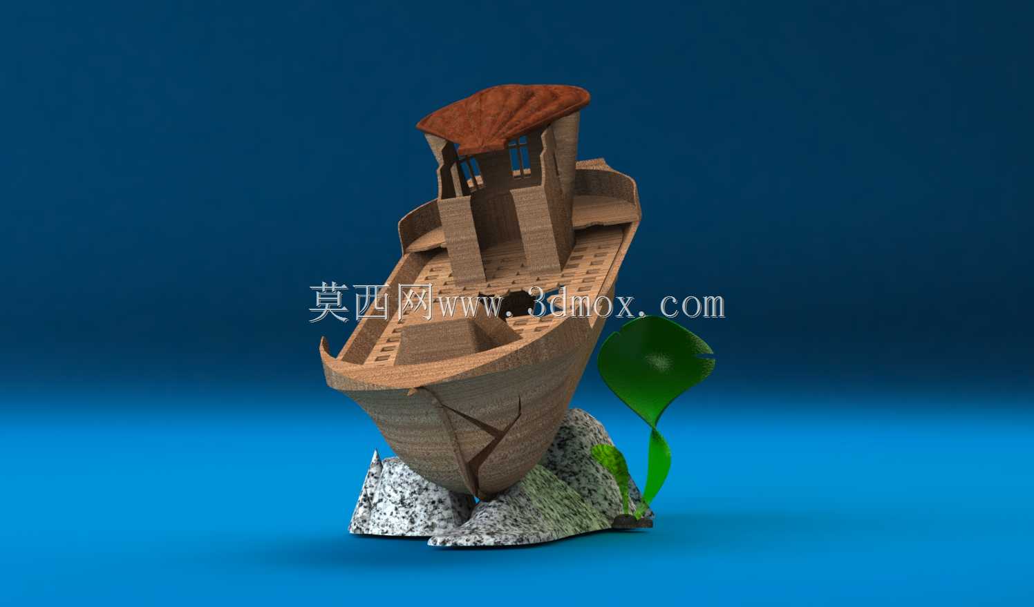 鱼缸沉船