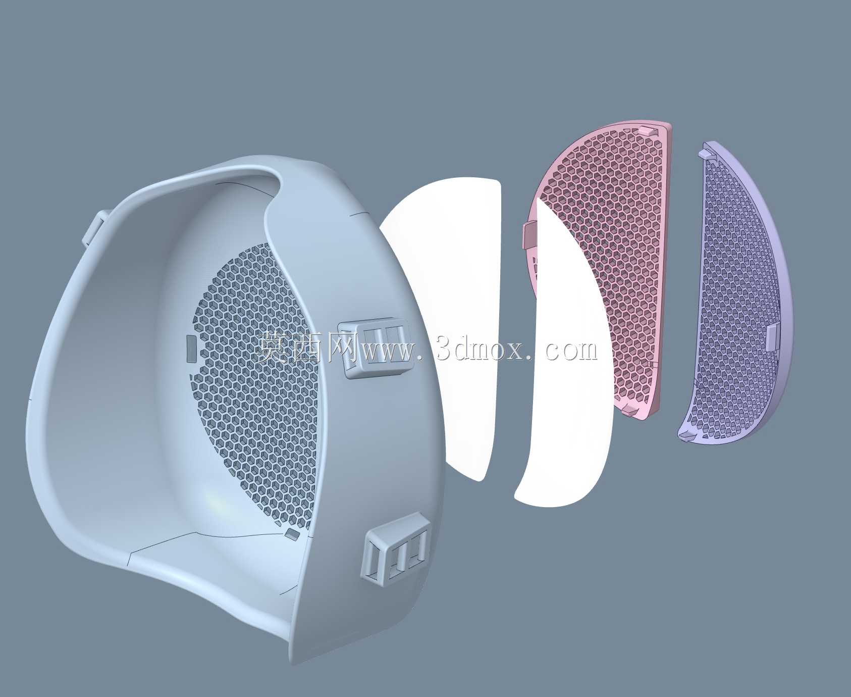 3D打印就绪Covid-19面罩设计