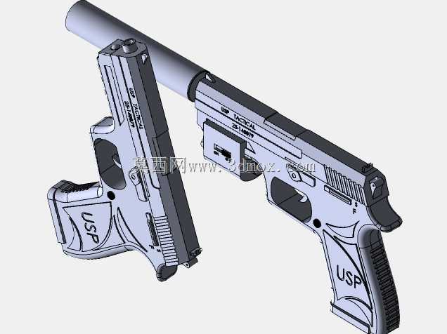 USP 45静音/激光
