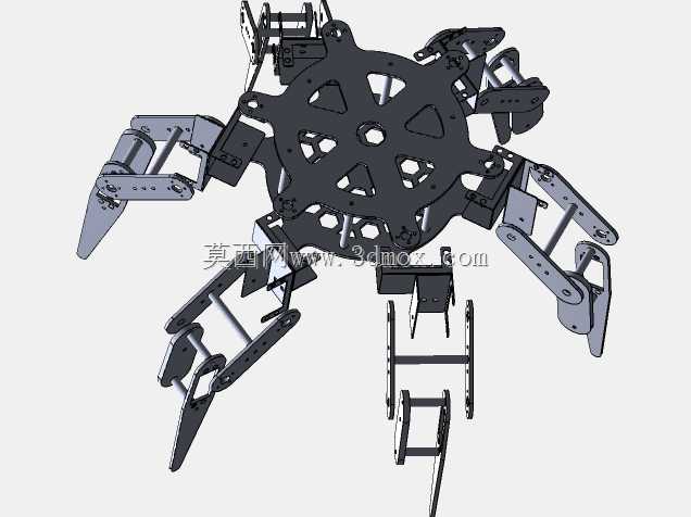 六足机器人完成