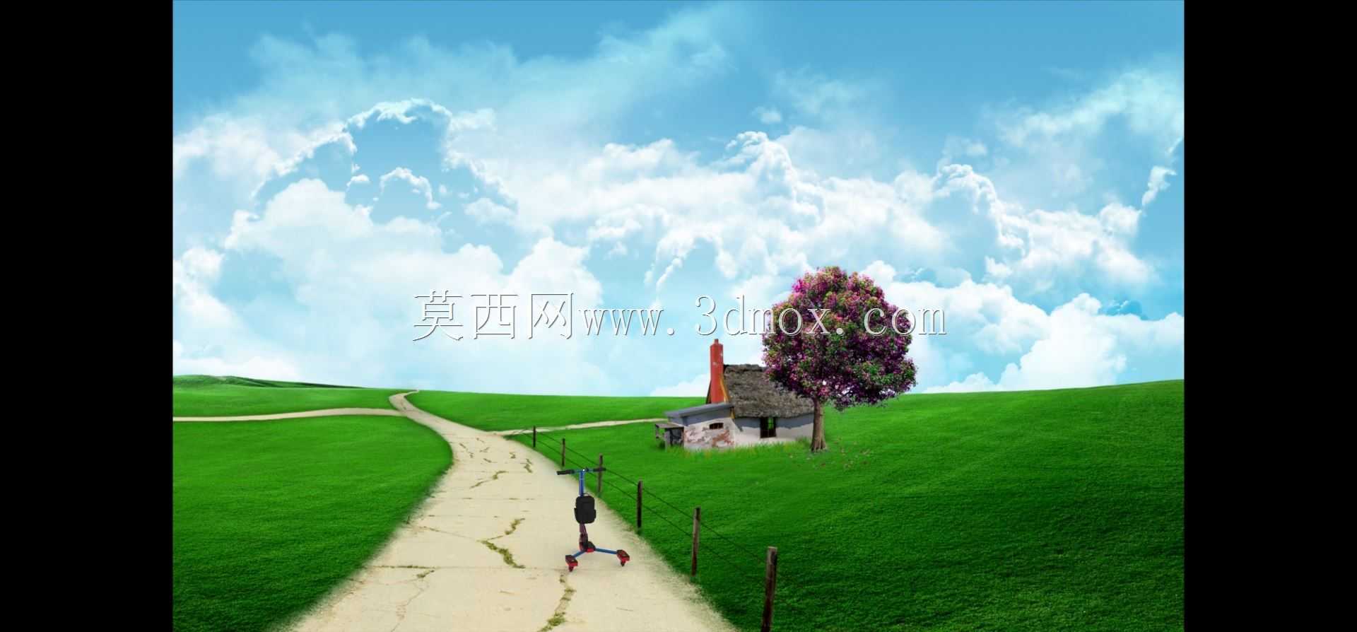 即使在你美丽的梦里也要骑滑板车!