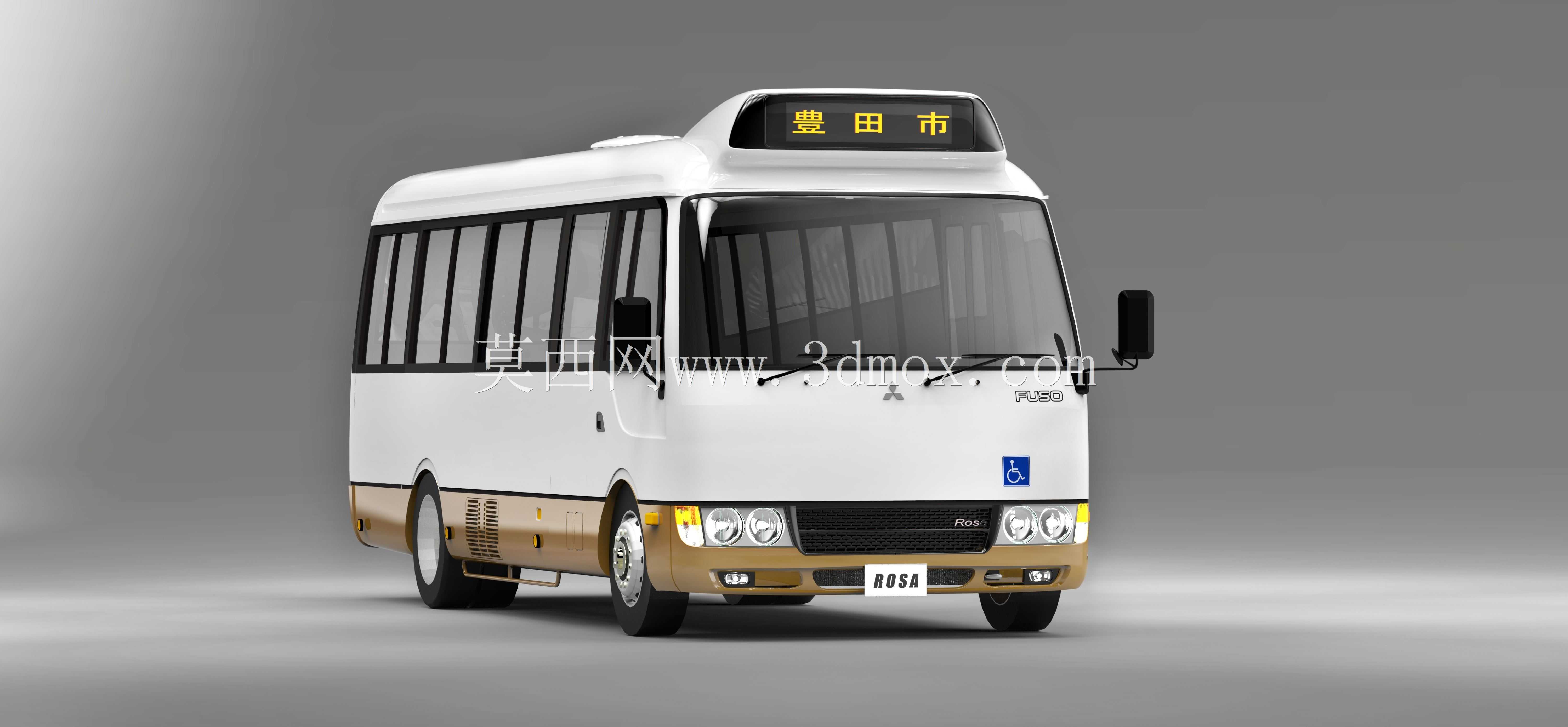 三菱扶桑罗莎3D模型