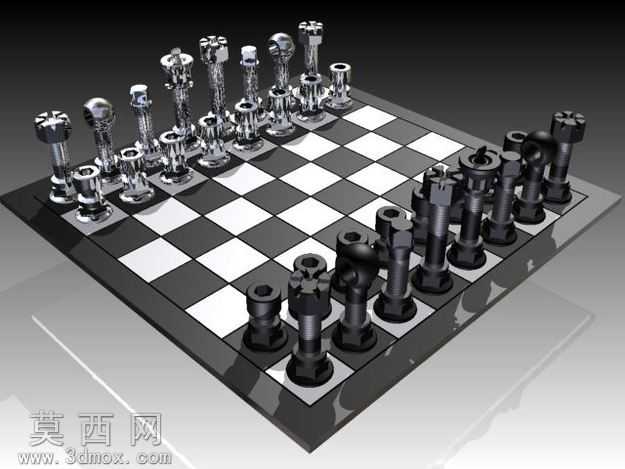 螺母和螺栓棋盘