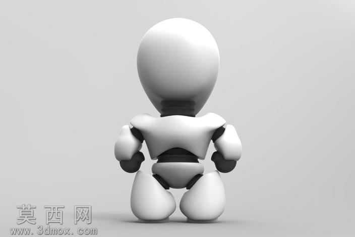 李尔争吵者机器人小雕像