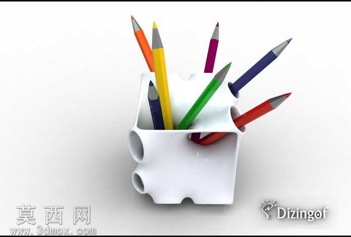 最小的表面铅笔持有人-数学艺术由@Dizingof