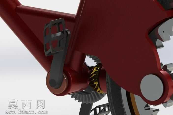 3D打印迷你山地自行车