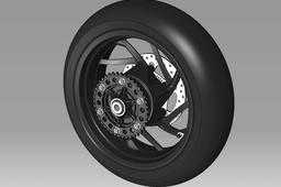 Husqvarna莜麦900R-后轮
