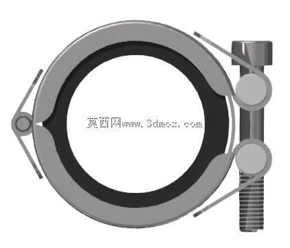 铰链式管卡