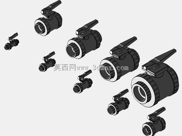 球阀真接头PVC 0.5英寸-4.0英寸配置