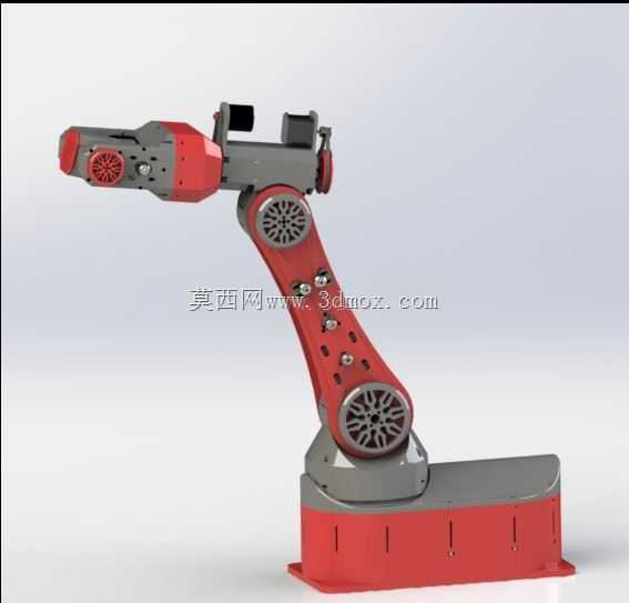 6自由度串行机械臂(可三维打印)。