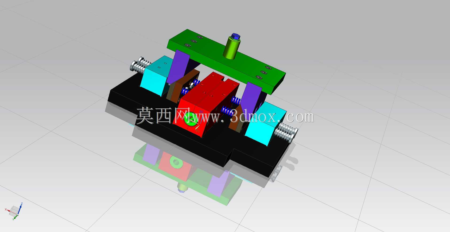 偏心压钻管模具