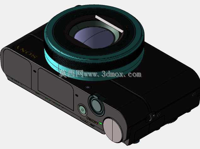 新的!索尼RX100 IV-更新的3D模型(STP)