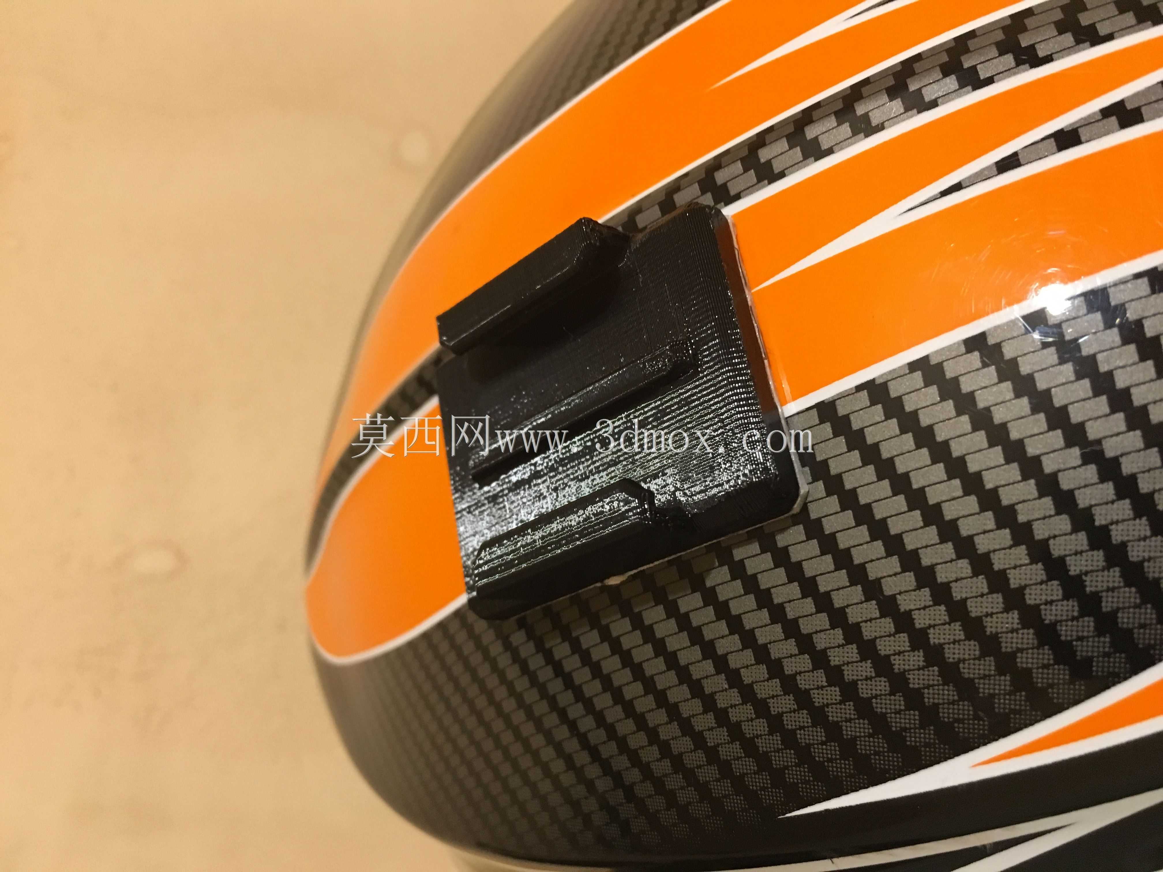 3D��ӡGoPro��ѩ/���г�ͷ��֧��