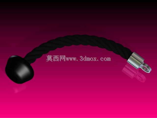 单三头肌下压绳,橡胶端15“长