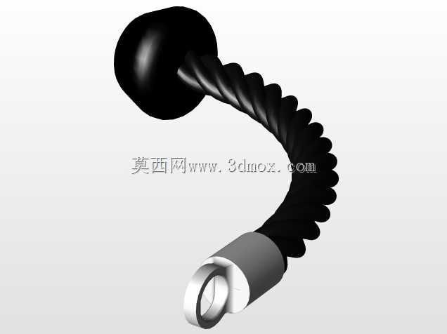 单三头肌下压绳,橡胶端15“长