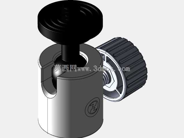 1/4“螺旋三脚架迷你球头