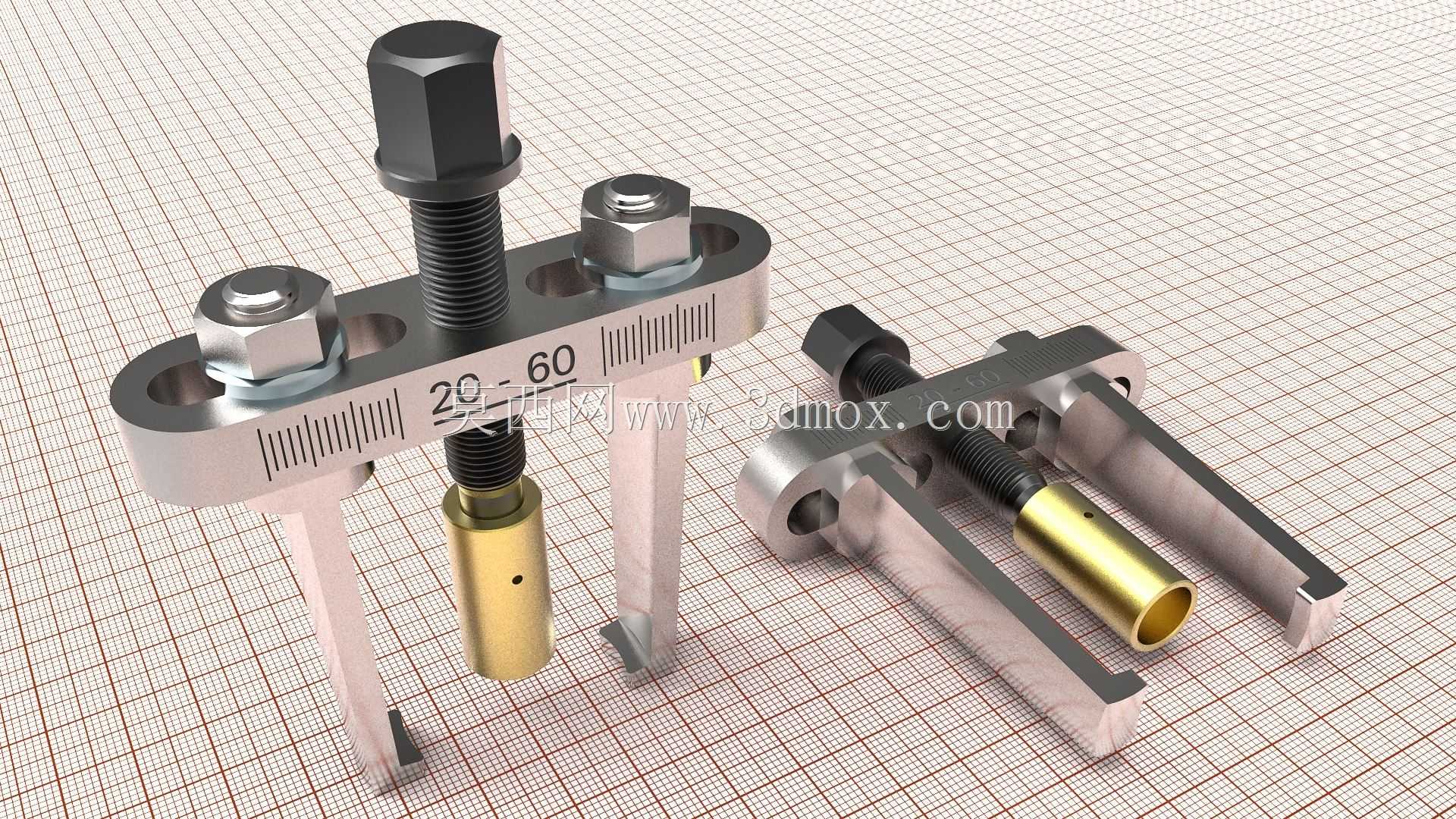 刮水器臂的双臂拉具