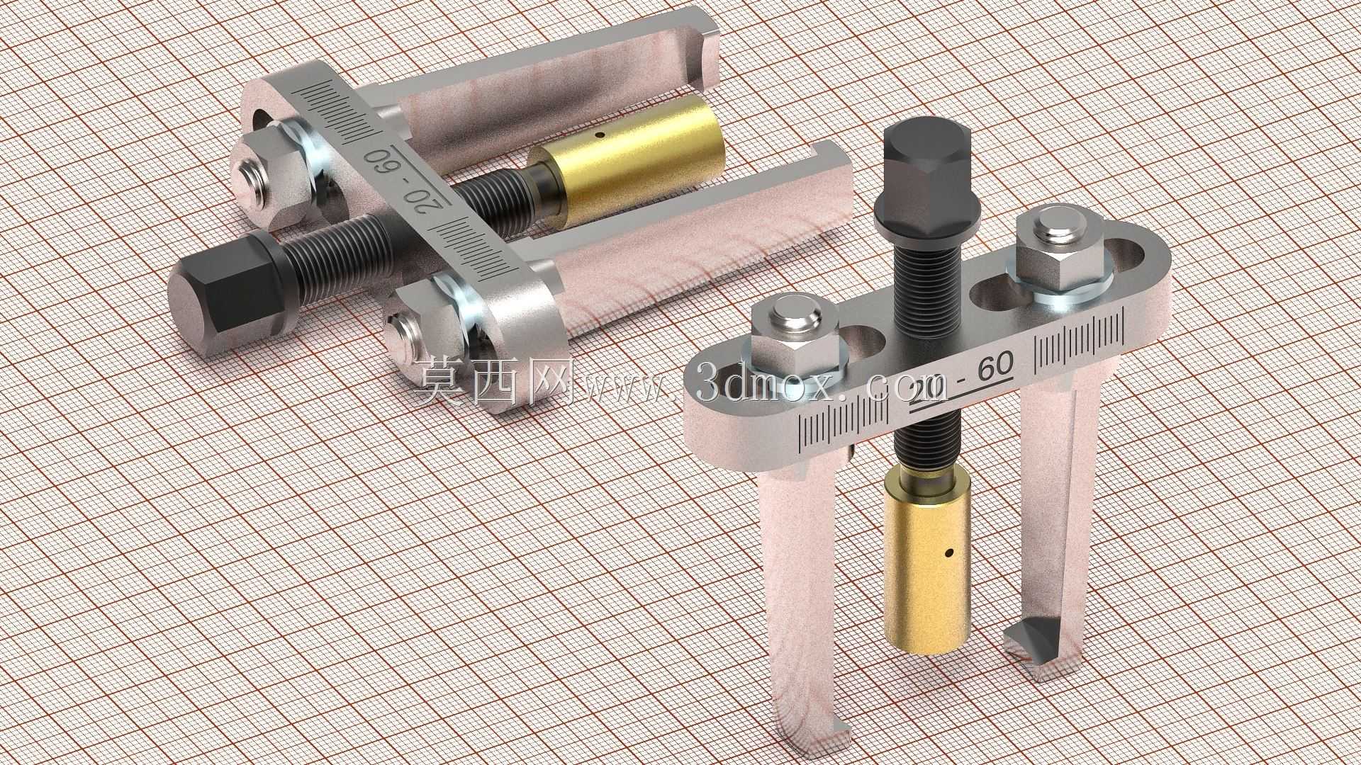 刮水器臂的双臂拉具
